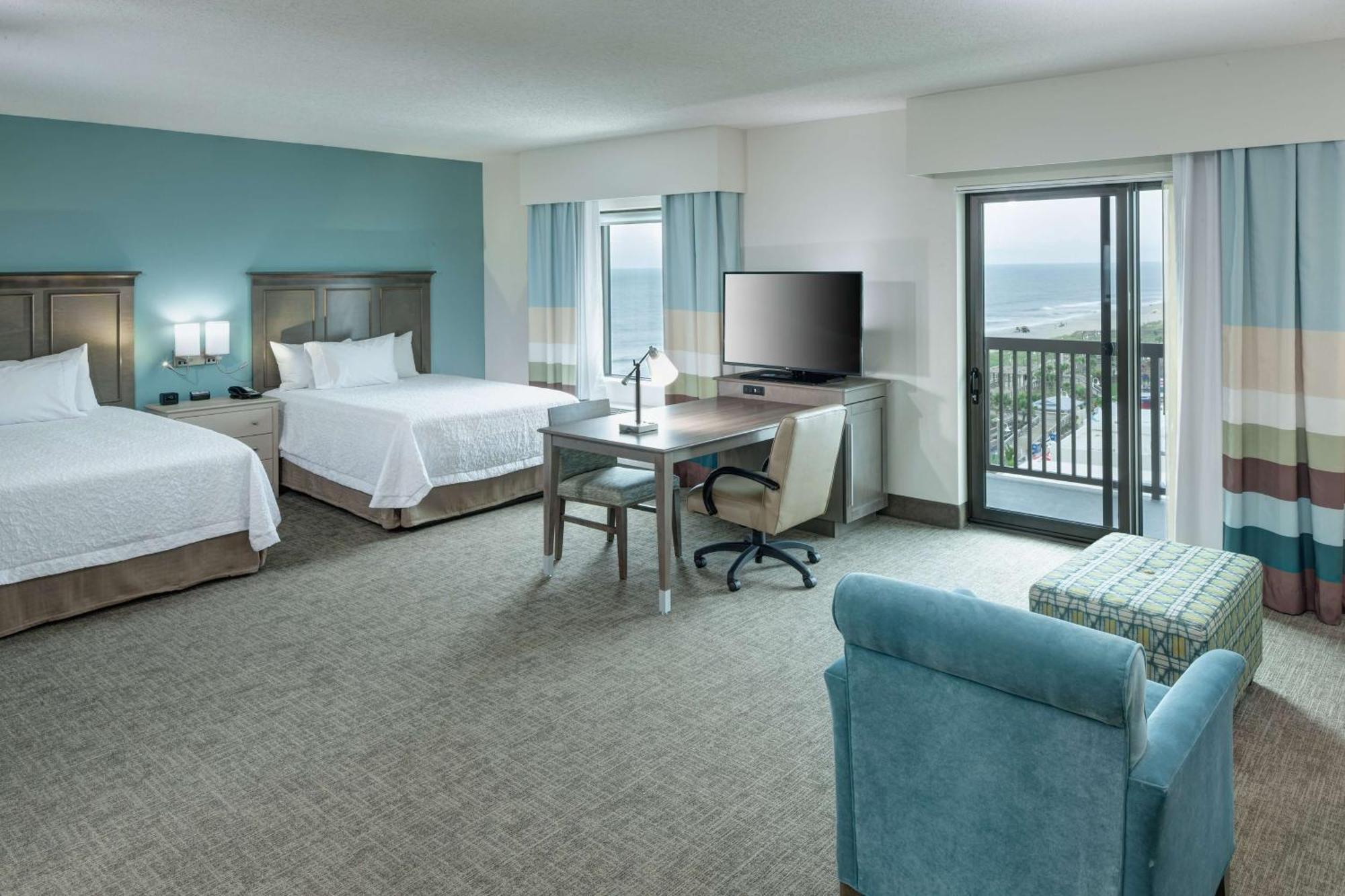 Hampton Inn & Suites By Hilton Carolina Beach Oceanfront מראה חיצוני תמונה